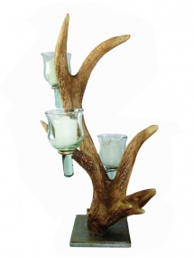 AS-940 Deer 3 cup Candelabra