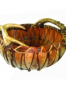 ATB-017_Coconut Husk Round Basket