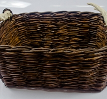 CFB-08_Coco Palm Rectangular Basket with Antler Handle