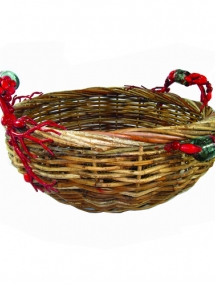 CTY-098_Coral Round Basket