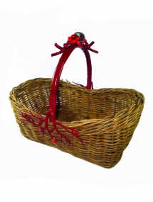 CTY-107 - Coral Picnic Basket