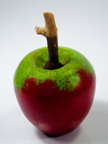 FR-031_Painted Apple with Horn Handle