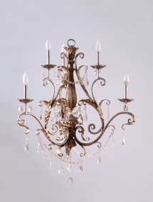 L-433C_Swag 6 lights chandelier