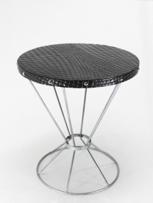 MT-954B_Round Side Table with Alligator Top