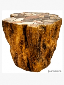 GC-090_Rock side table with gemstone