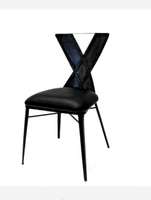 IND-07X_Industrial X-Side Chair