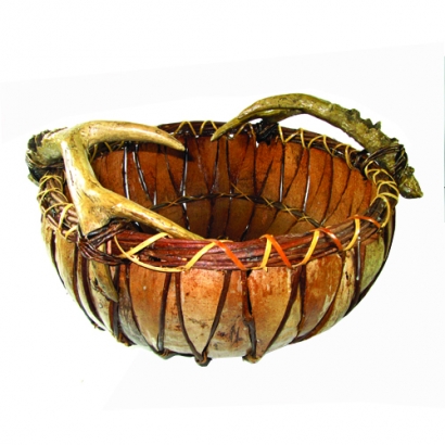 ATB-017_Coconut Husk Round Basket