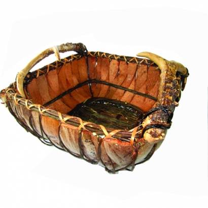 ATB-019L_ Coconut Husk Square Basket Large