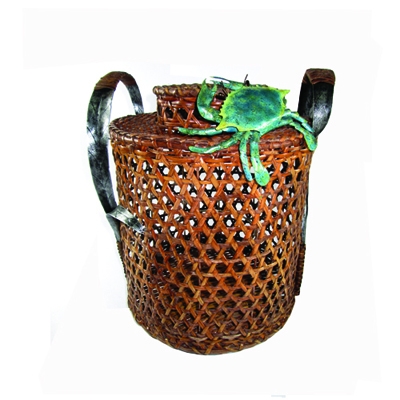 CTY-096L_Rattan Hurricane with metal crab