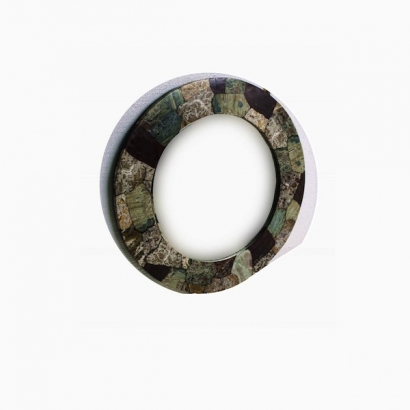 GC-092_Round Gemstone Mirror