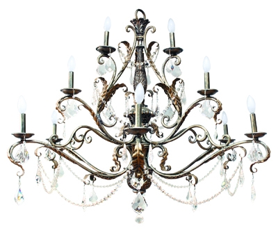 L-667_Swag 12 light chandelier