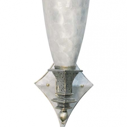 L-926_Gray Capiz Wall Sconce