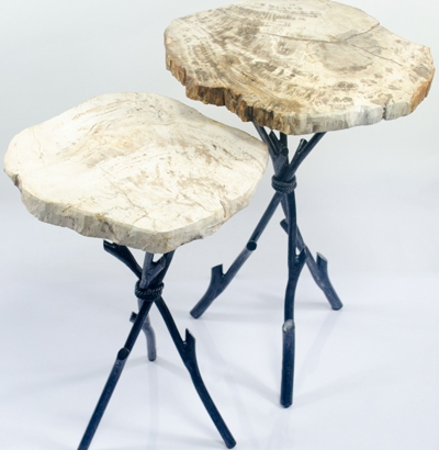 PW-191_Twiggy Petrified Wood Side Table