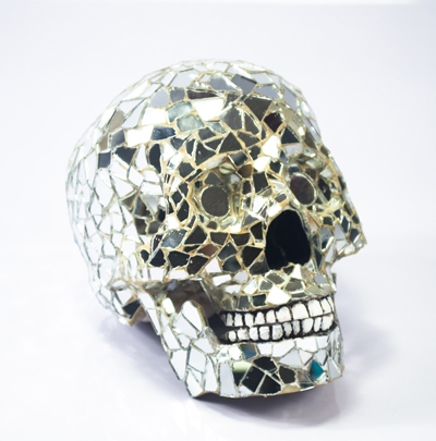 SK-101 The Crackled Mirror Skull